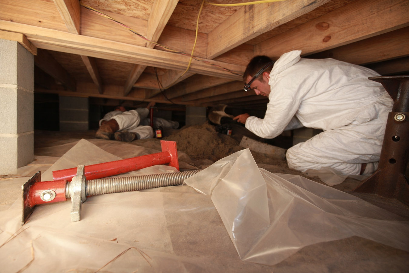 Vapor barrier installation in Great Falls, MT